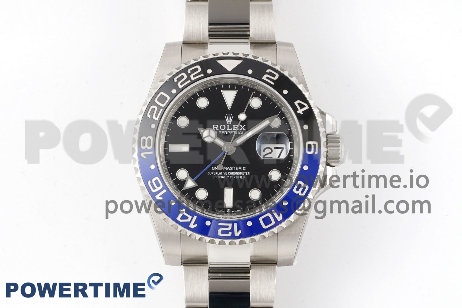 GMT Master II 126710 BLNR Black Blue Ceramic 904L Steel Clean Factory Best Edition on Oyster Bracelet DD3285 CHS - Image 1