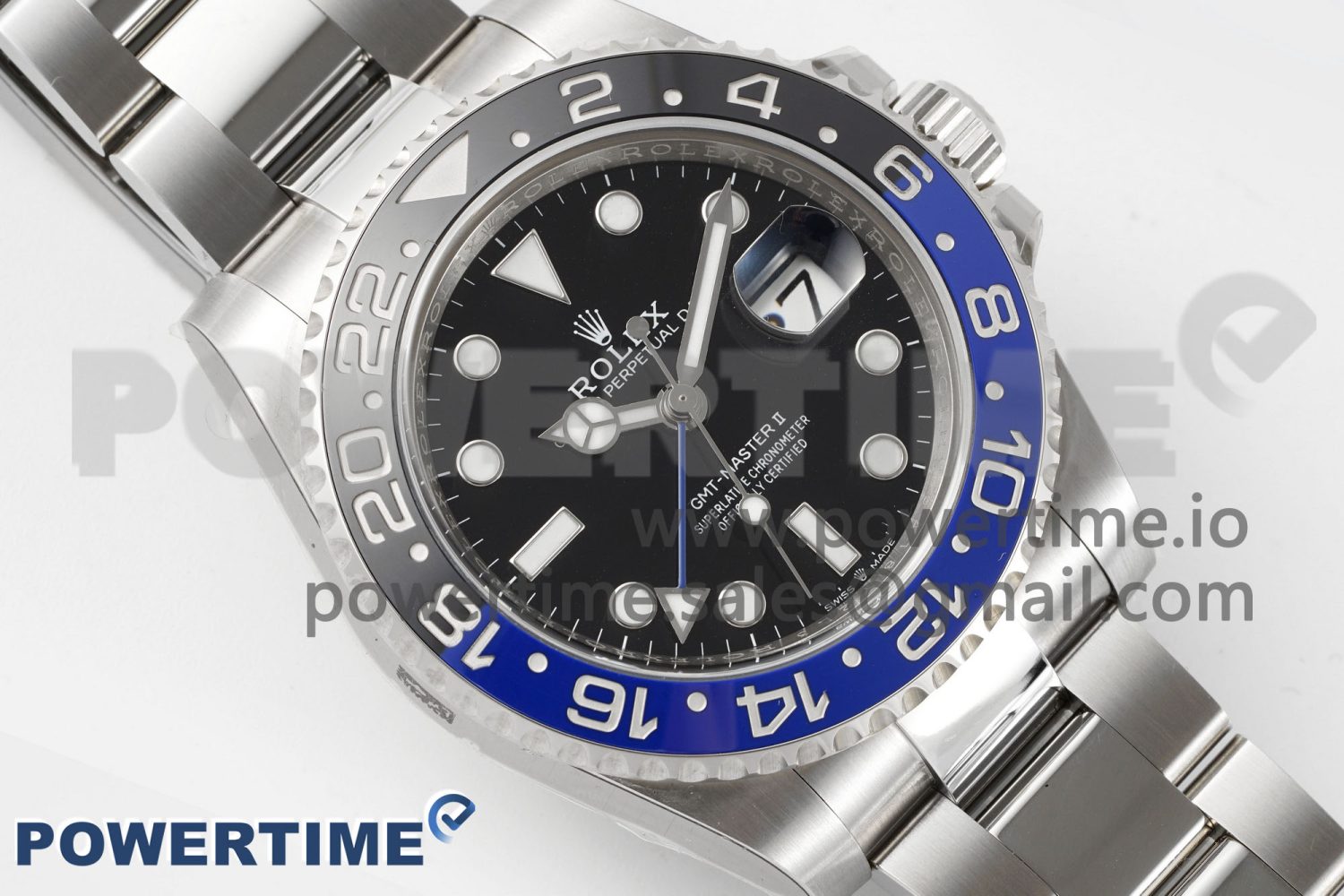 GMT Master II 126710 BLNR Black Blue Ceramic 904L Steel Clean Factory Best Edition on Oyster Bracelet DD3285 CHS - Image 3