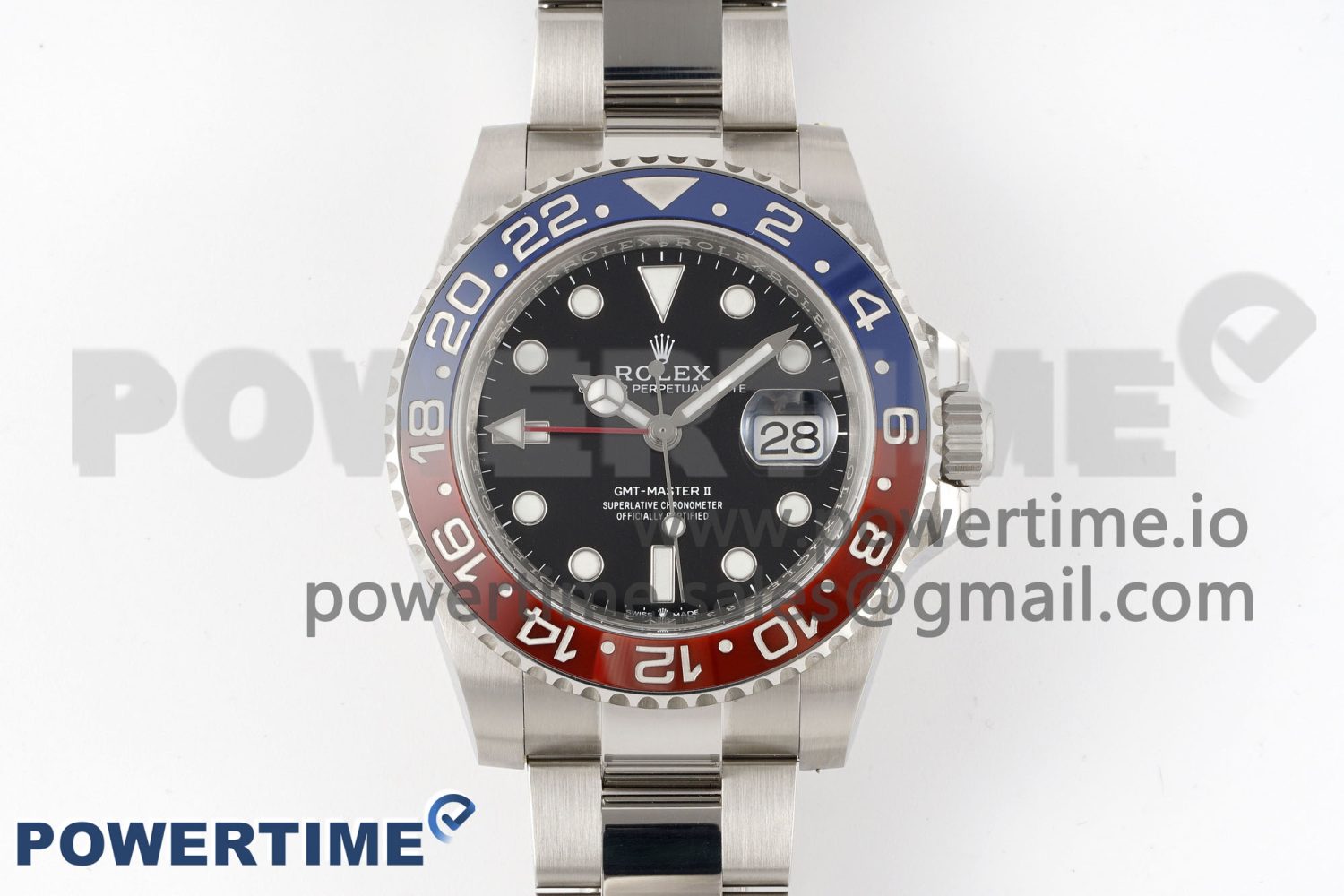 GMT-Master II 126710 BLRO Red/Blue Ceramic 904L Steel Clean Factory Best Edition on Oyster Bracelet DD3285 CHS V3 - Image 1