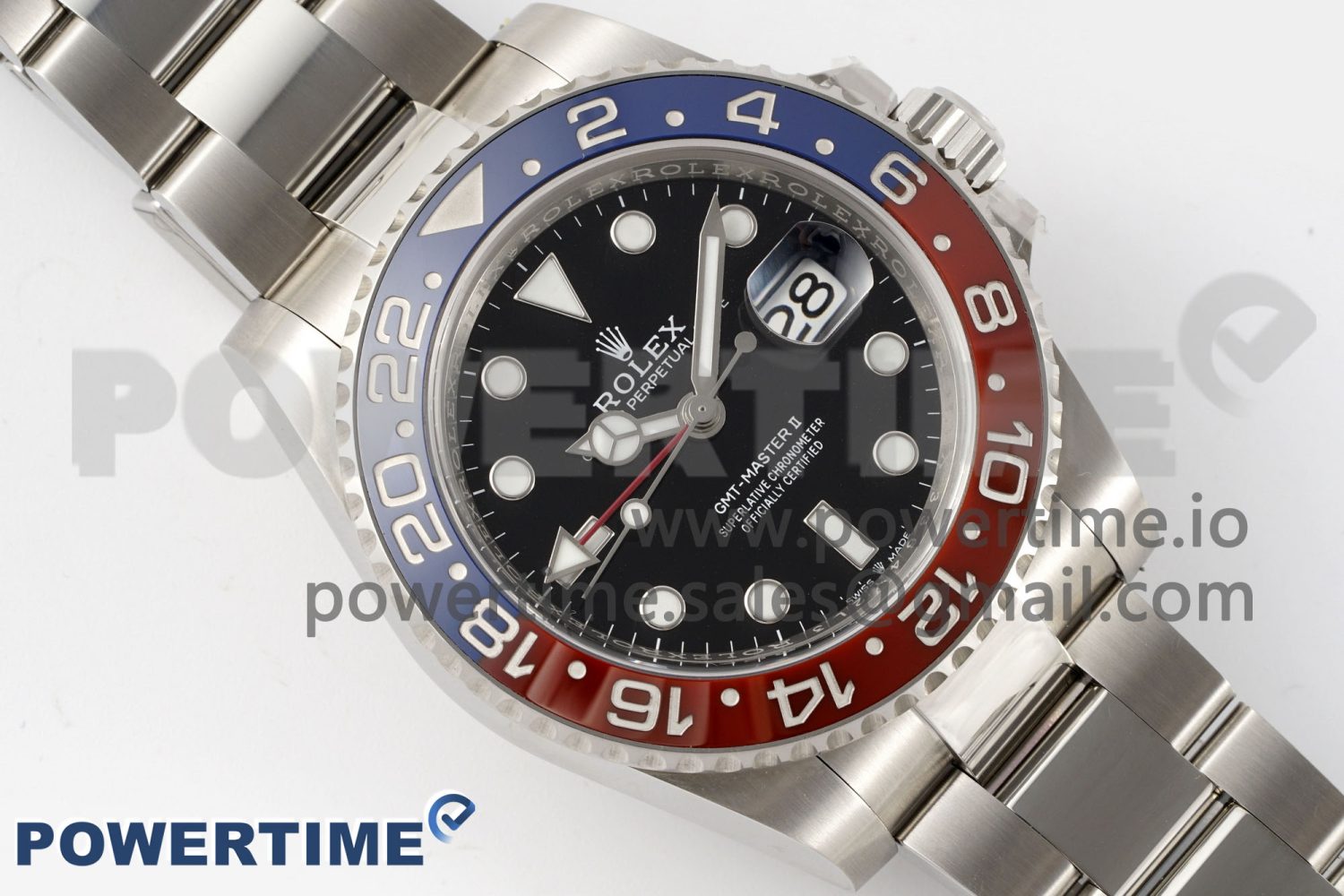GMT-Master II 126710 BLRO Red/Blue Ceramic 904L Steel Clean Factory Best Edition on Oyster Bracelet DD3285 CHS V3 - Image 3