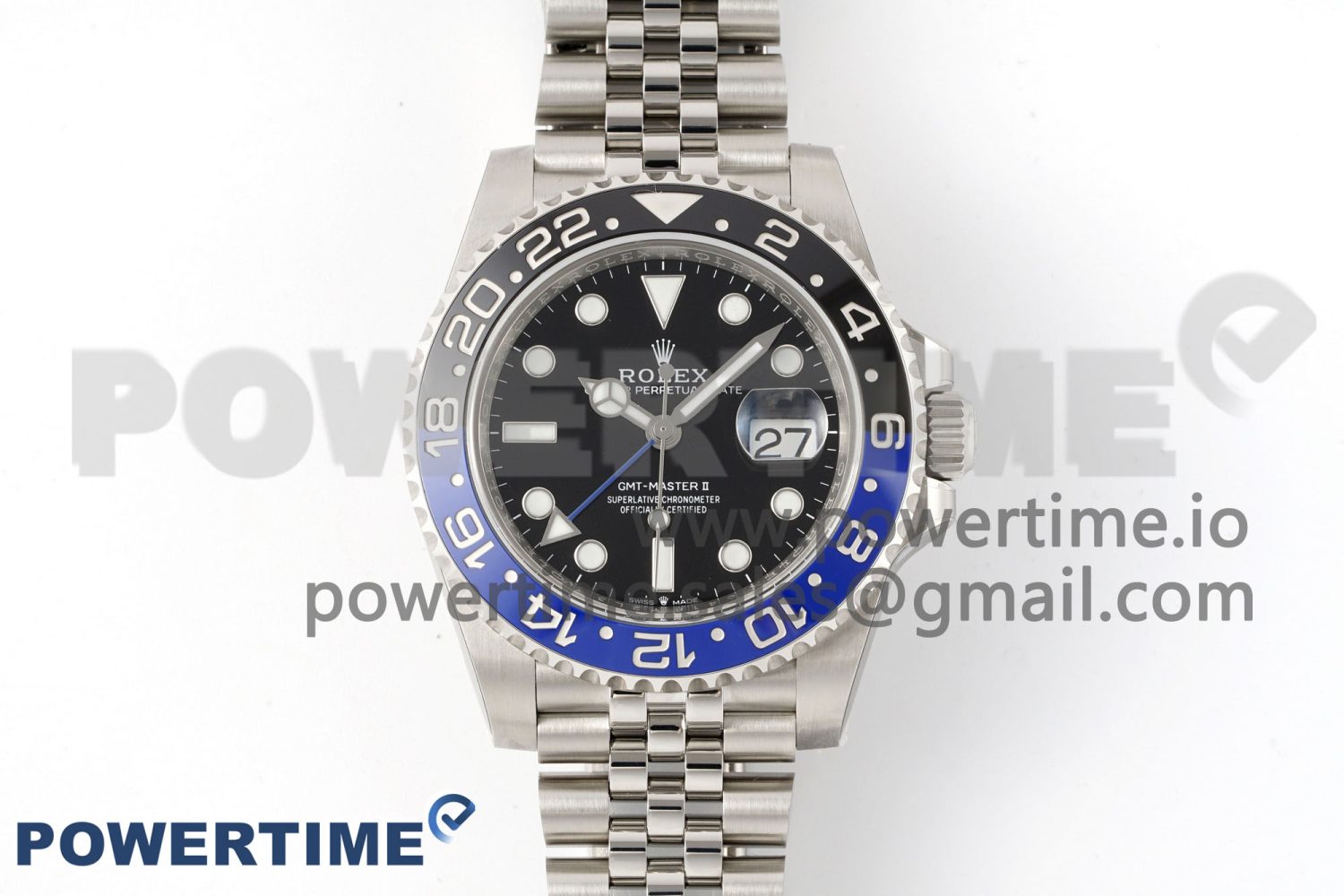 GMT Master II 126710 BLNR Black Blue Ceramic 904L Steel Clean Factory Best Edition on Jubilee Bracelet DD3285 CHS - Image 1