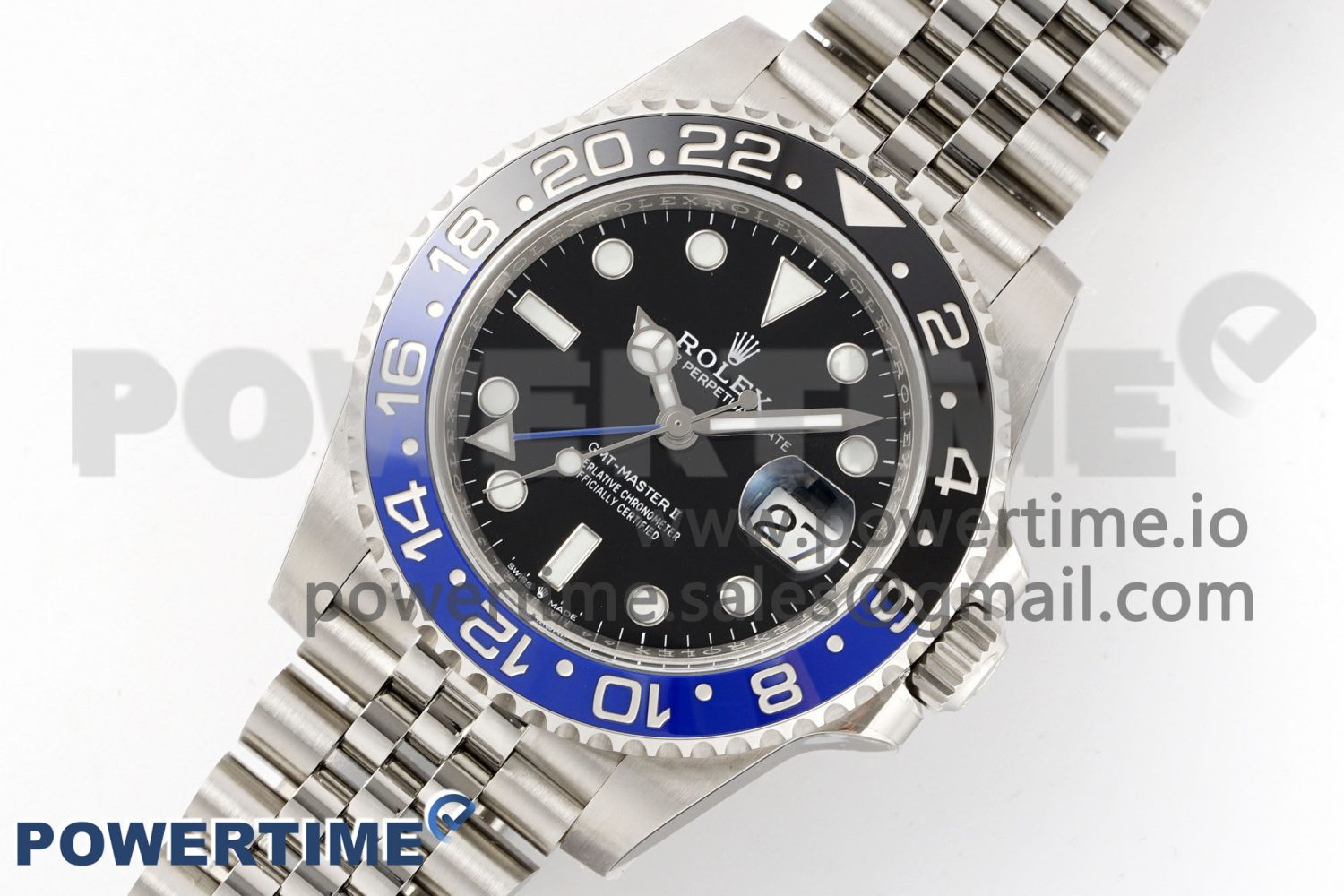 GMT Master II 126710 BLNR Black Blue Ceramic 904L Steel Clean Factory Best Edition on Jubilee Bracelet DD3285 CHS - Image 2
