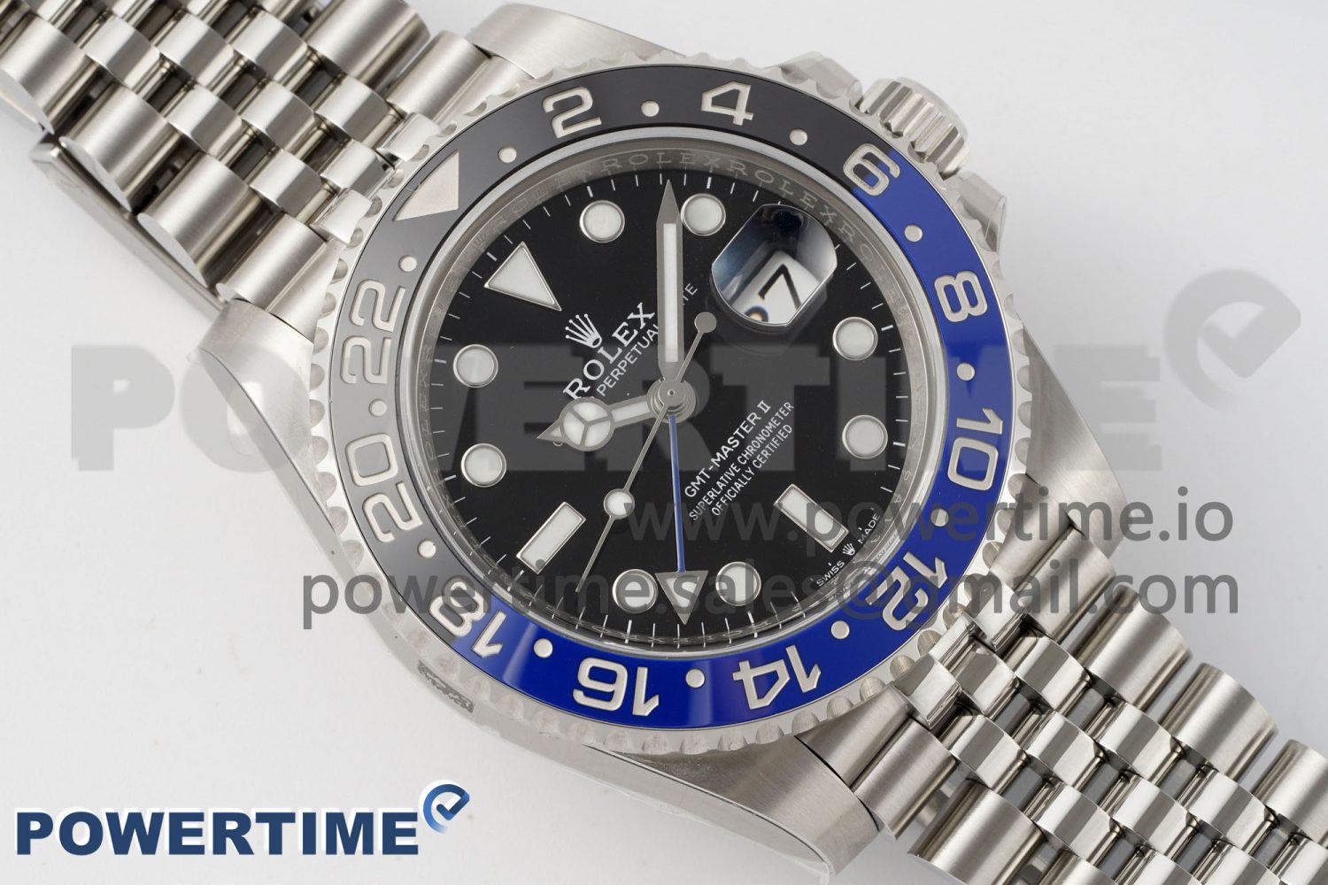 GMT Master II 126710 BLNR Black Blue Ceramic 904L Steel Clean Factory Best Edition on Jubilee Bracelet DD3285 CHS - Image 3
