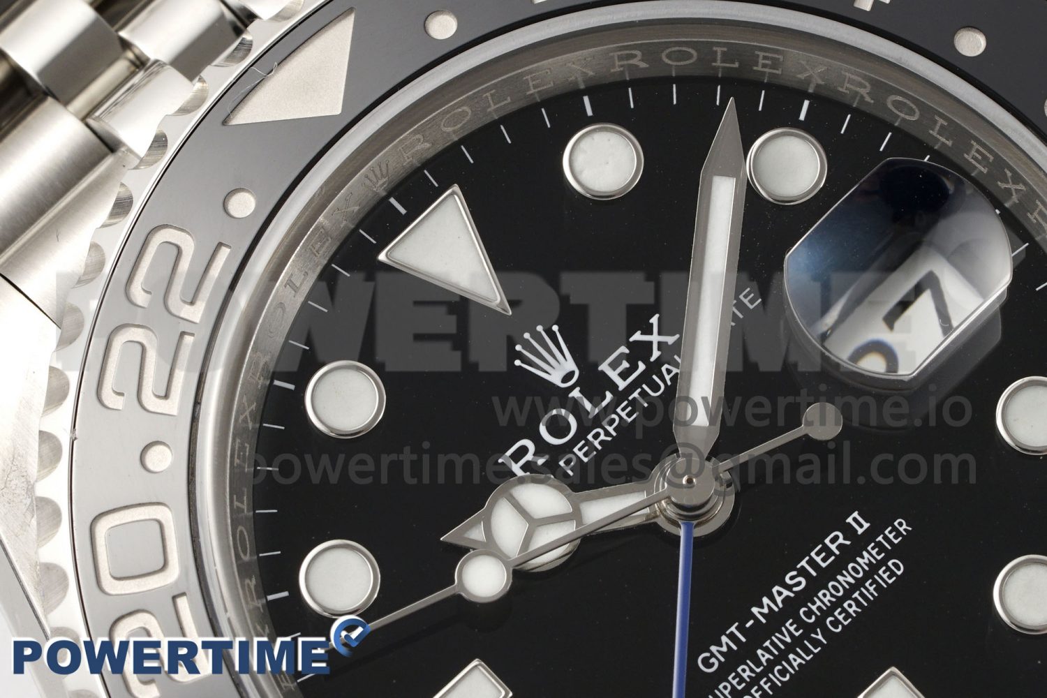 GMT Master II 126710 BLNR Black Blue Ceramic 904L Steel Clean Factory Best Edition on Jubilee Bracelet DD3285 CHS - Image 4