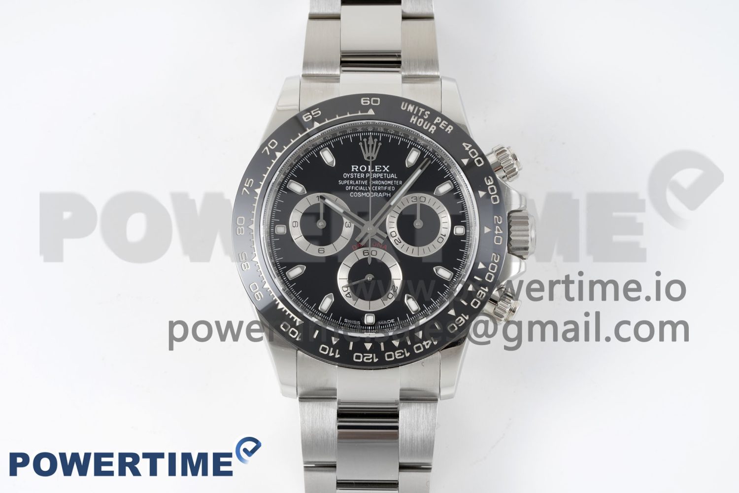Daytona 116500 Clean Factory 1:1 Best Edition 904L SS Case and Bracelet Black Dial SA4130 - Image 1