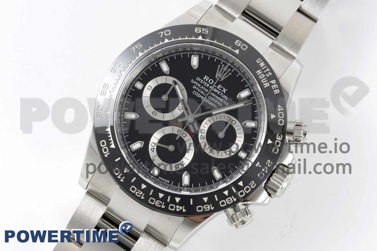 Daytona 116500 Clean Factory 1:1 Best Edition 904L SS Case and Bracelet Black Dial SA4130 - Image 2