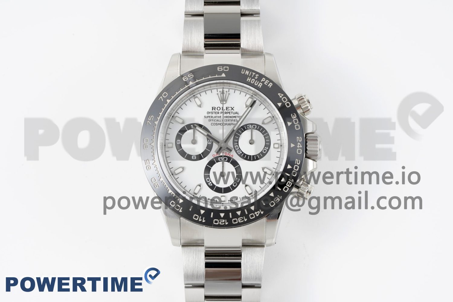 Daytona 116500 Clean Factory 1:1 Best Edition 904L SS Case and Bracelet White Dial SA4130 - Image 1