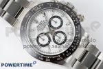 Daytona 116500 Clean Factory 1:1 Best Edition 904L SS Case and Bracelet White Dial SA4130 - Image 3