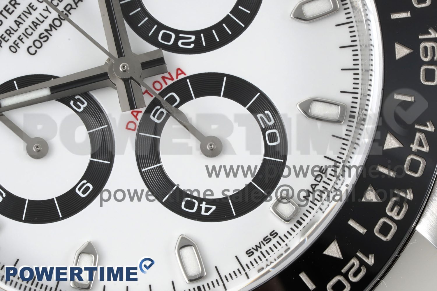 Daytona 116500 Clean Factory 1:1 Best Edition 904L SS Case and Bracelet White Dial SA4130 - Image 5