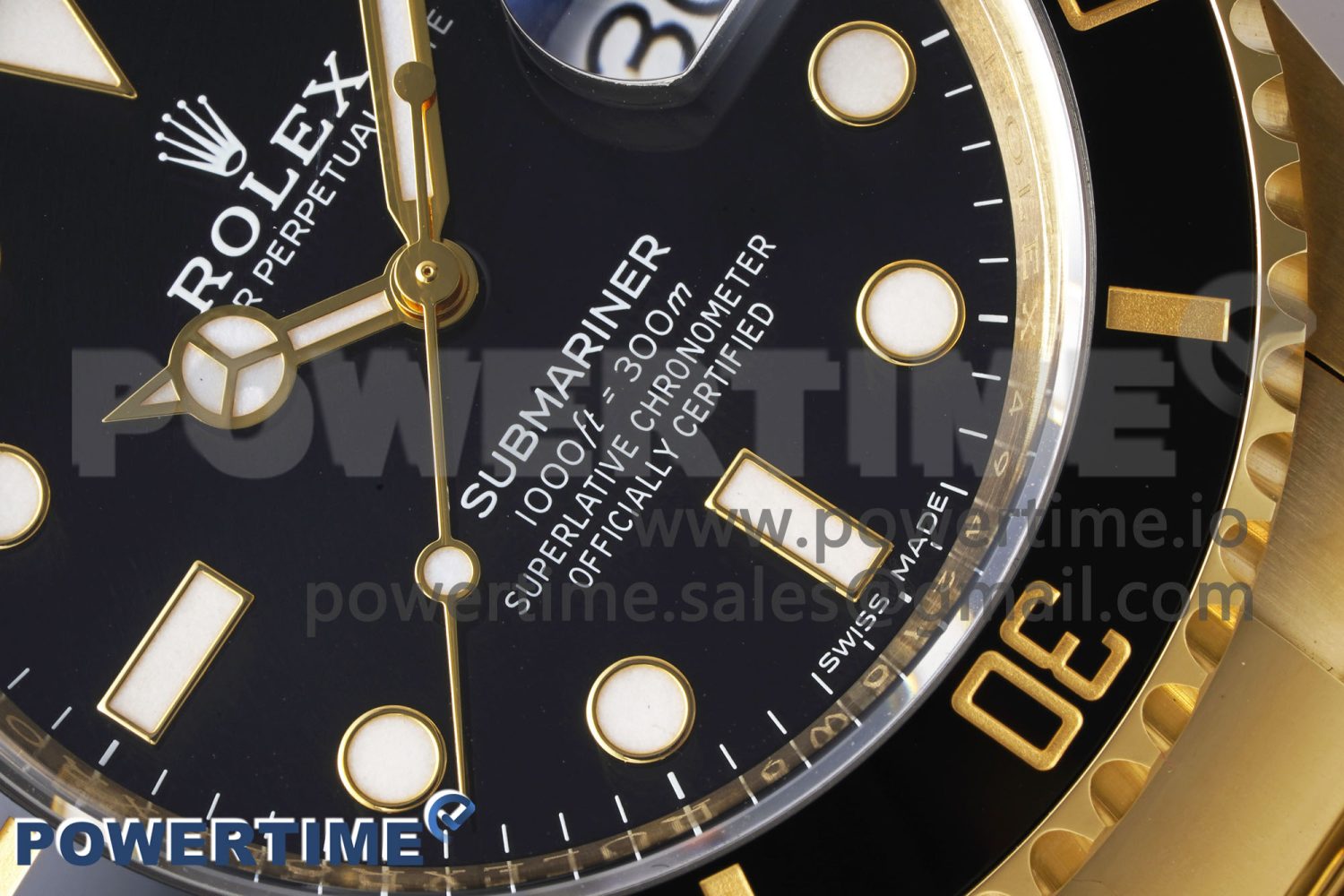 Submariner 116618 LN Black Ceramic YG Plated 904L Steel Clean Factory 1:1 Best Edition VR3135 - Image 5