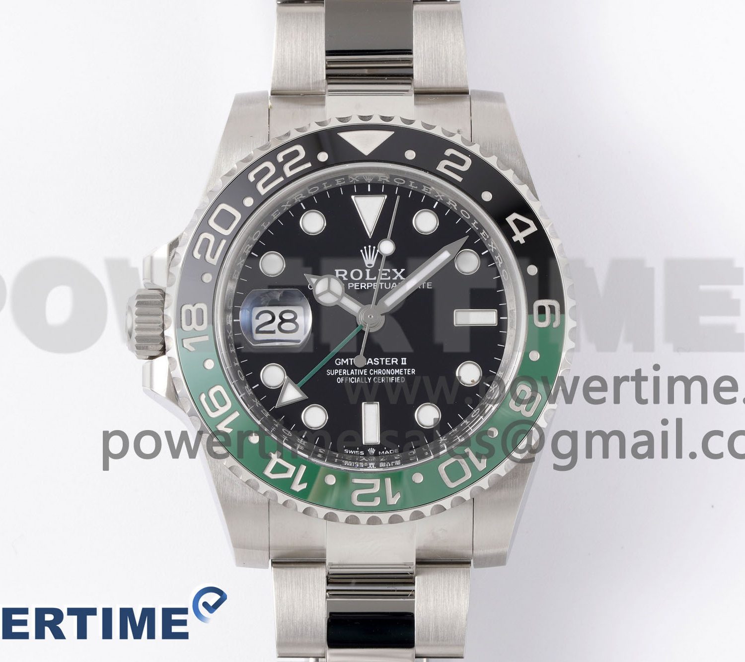 GMT Master II 126720 VTNR 904L SS Clean Factory 1:1 Best Edition on Oyster Bracelet DD3285 CHS