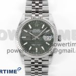 DateJust 36 SS 126234 Clean Factory 1:1 Best Edition 904L Steel Green Leaf Dial on Jubilee Bracelet VR3235
