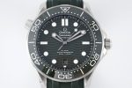 SEAMASTER DIVER 300M ZF 1:1 BEST EDITION GREEN CERAMIC GREEN DIAL ON GREEN RUBBER STRAP A8800 - Image 2
