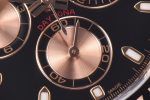 Daytona 116515 RG Clean Factory 1:1 Best Edition Black Ceramic Bezel Black Stick Dial on Oysterflex Rubber Strap A4130 - Image 5