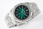 ROYAL OAK 39MM 16202 "50TH ANNIVERSARY" SS ZF 1:1 BEST EDITION GREEN TEXTURED DIAL ON SS BRACELET A7121 - Image 3