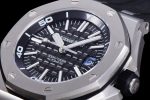 ROYAL OAK OFFSHORE DIVER 15710 JF 1:1 BEST EDITION BLACK DIAL ON BLACK RUBBER STRAP A3120 V10 - Image 15