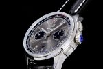 PREMIER B01 CHRONO SS 42MM GF 1:1 BEST EDITION GRAY/BLACK DIAL ON BLACK LEATHER STRAP A7750 - Image 5
