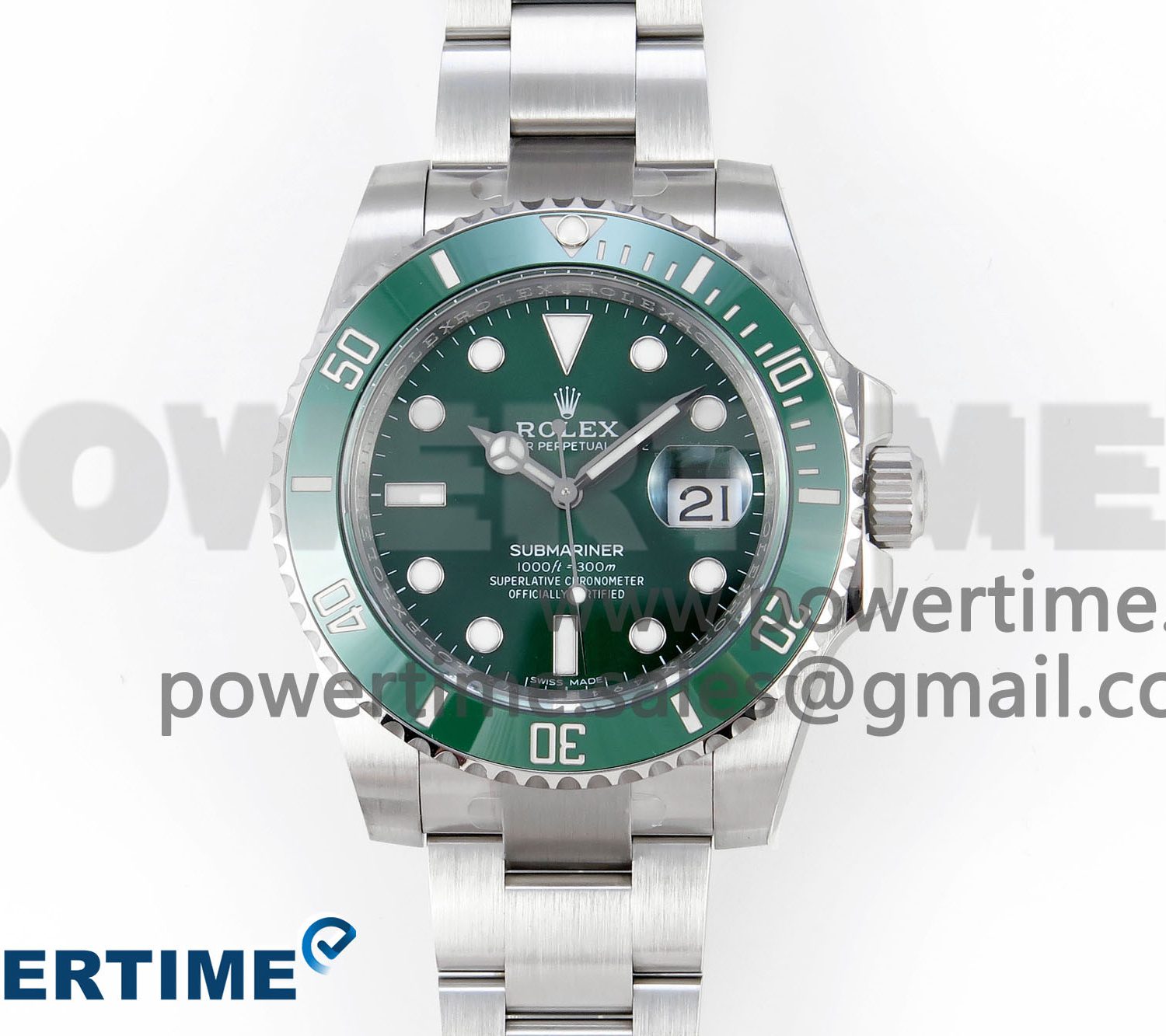 Submariner 116610 LV Green Ceramic Clean Factory 1:1 Best Edition 904L SS Case and Bracelet VR3135 Super Clone