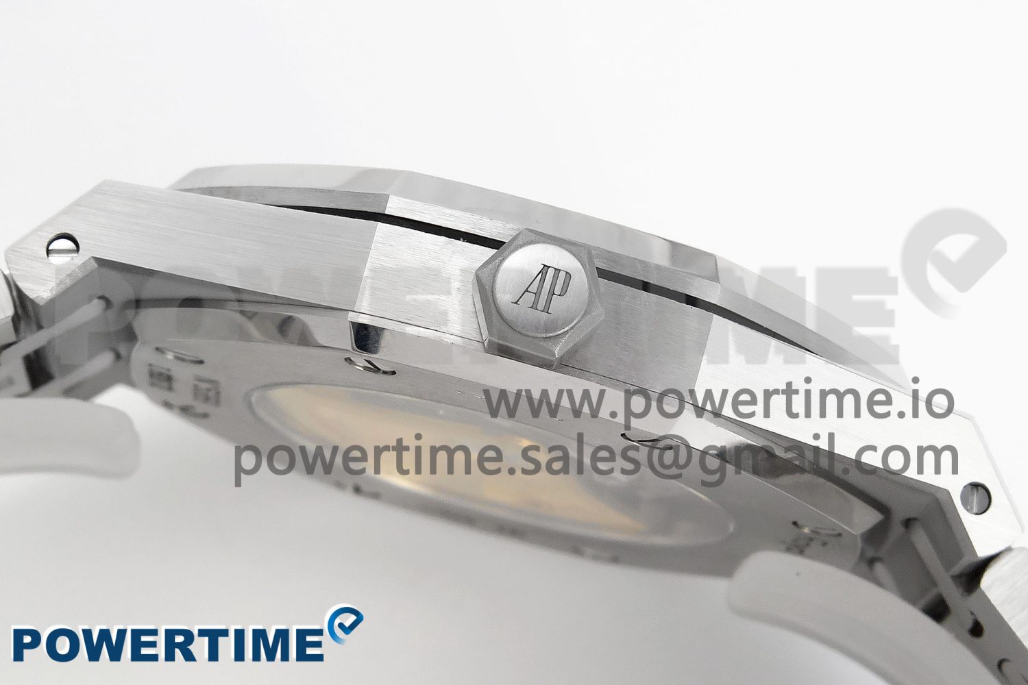 Royal Oak 41mm Frosted SS APSF 1:1 Best Edition White Textured Dial on SS Bracelet SA3120 Super Clone - Image 8
