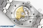 Royal Oak 41mm Frosted SS APSF 1:1 Best Edition White Textured Dial on SS Bracelet SA3120 Super Clone - Image 11
