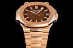 Nautilus 5711/1R RG 3KF 1:1 Best Edition Brown Textured Dial on RG Bracelet A324 Super Clone - Image 10