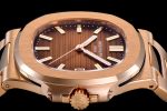 Nautilus 5711/1R RG 3KF 1:1 Best Edition Brown Textured Dial on RG Bracelet A324 Super Clone - Image 13