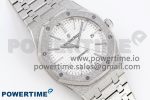Royal Oak 41mm Frosted SS APSF 1:1 Best Edition White Textured Dial on SS Bracelet SA3120 Super Clone - Image 3