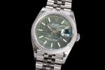 DateJust 36 SS 116234 VSF 1:1 Best Edition 904L Steel Green Leaf Dial on Jubilee Bracelet VS3235 - Image 3