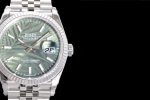 DateJust 36 SS 116234 VSF 1:1 Best Edition 904L Steel Green Leaf Dial on Jubilee Bracelet VS3235 - Image 4