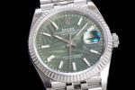 DateJust 36 SS 116234 VSF 1:1 Best Edition 904L Steel Green Leaf Dial on Jubilee Bracelet VS3235 - Image 5
