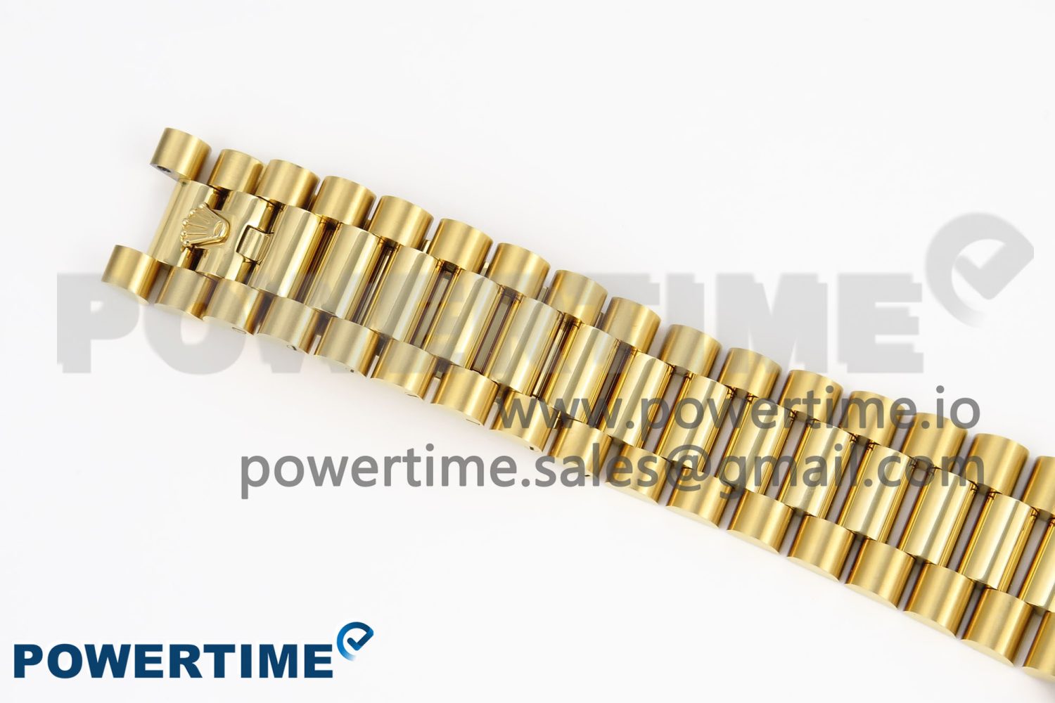 DayDate 40 YG GSF Gain Weight Black Crystal Dial Diamonds Bezel on President Bracelet A3255 - Image 13