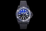 Submariner DIW DLC Sandblasted VSF 1:1 Best Edition Black/Blue Dial on DLC Bracelet VS3135