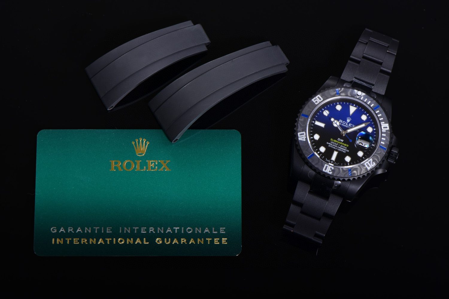 Submariner DIW DLC Sandblasted VSF 1:1 Best Edition Black/Blue Dial on DLC Bracelet VS3135 - Image 10