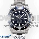 Submariner 114060 No Date Black Ceramic Clean Factory 904L 1:1 Best Edition on SS Bracelet VR3130 Super Clone