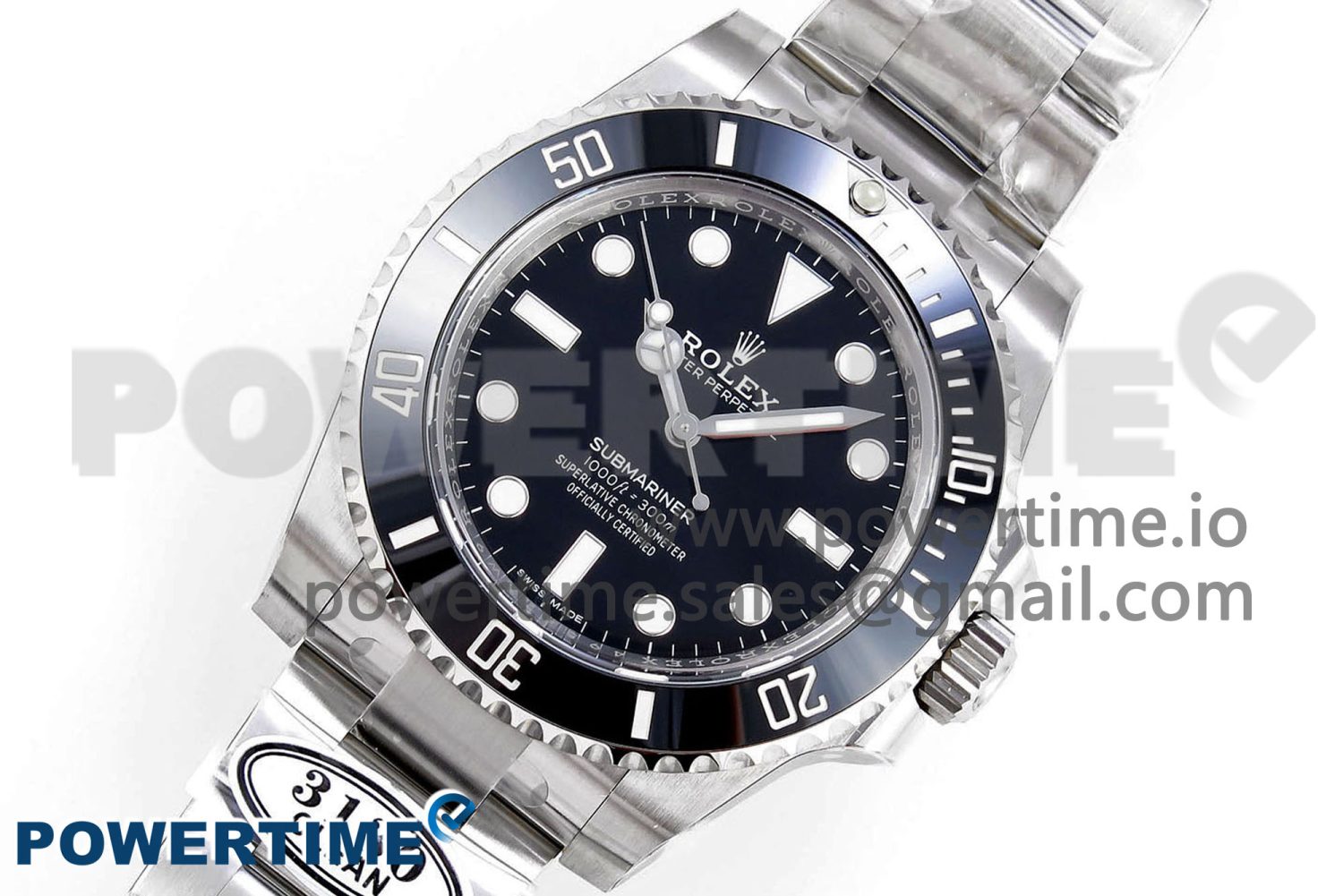 Submariner 114060 No Date Black Ceramic Clean Factory 904L 1:1 Best Edition on SS Bracelet VR3130 Super Clone - Image 2