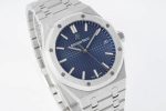 Royal Oak 41mm 15400 SS IPF 1:1 Best Edition Blue Textured Dial on SS Bracelet SA3120 Super Clone Watch - Image 4