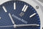 Royal Oak 41mm 15400 SS IPF 1:1 Best Edition Blue Textured Dial on SS Bracelet SA3120 Super Clone Watch - Image 5