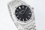 Royal Oak 41mm 15400 SS IPF 1:1 Best Edition Black Textured Dial on SS Bracelet SA3120 Super Clone Watch - Image 3