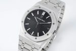Royal Oak 41mm 15400 SS IPF 1:1 Best Edition Black Textured Dial on SS Bracelet SA3120 Super Clone Watch - Image 4