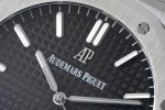 Royal Oak 41mm 15400 SS IPF 1:1 Best Edition Black Textured Dial on SS Bracelet SA3120 Super Clone Watch - Image 5