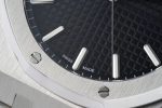 Royal Oak 41mm 15400 SS IPF 1:1 Best Edition Black Textured Dial on SS Bracelet SA3120 Super Clone Watch - Image 6