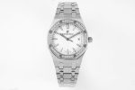 Lady Royal Oak 33mm SS 8F 1:1 Best Edition White Dial Diamonds Bezel on SS Bracelet Swiss Quartz Super Clone Watch