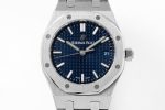 Lady Royal Oak 33mm SS 8F 1:1 Best Edition Blue Dial on SS Bracelet Swiss Quartz Super Clone Watch - Image 5
