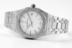 Lady Royal Oak 33mm SS 8F 1:1 Best Edition White Dial on SS Bracelet Swiss Quartz Super Clone Watch - Image 3