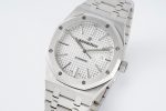 Royal Oak 41mm 15400 SS APSF 1:1 Best Edition White Textured Dial on SS Bracelet SA3120 Super Clone V3 Super Clone Watch - Image 4
