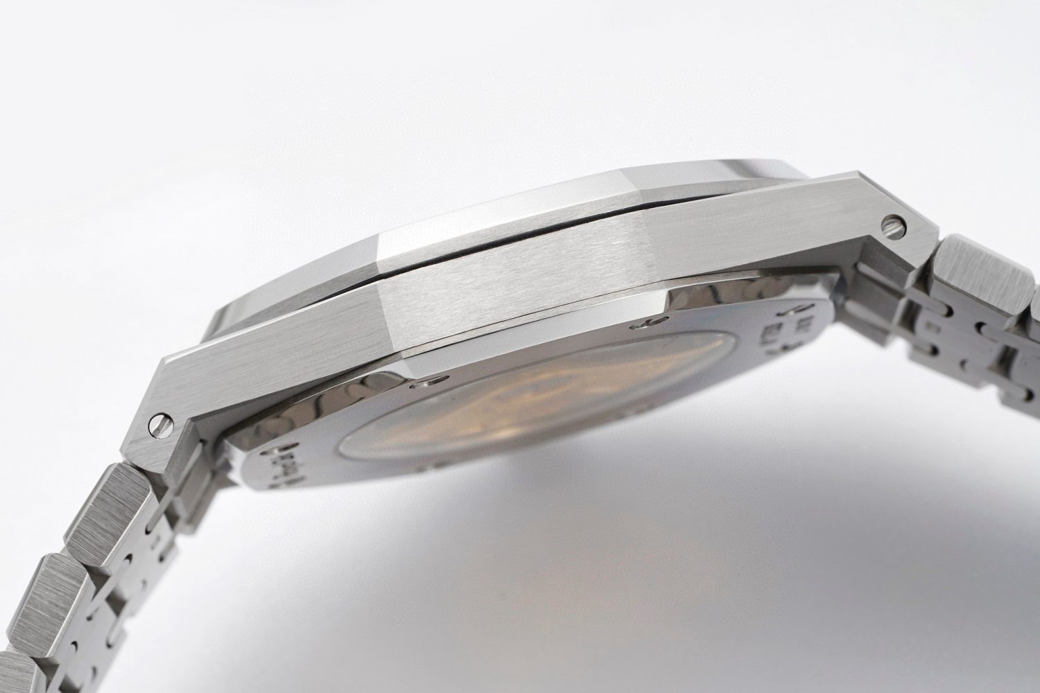 Royal Oak 41mm 15400 SS APSF 1:1 Best Edition White Textured Dial on SS Bracelet SA3120 Super Clone V3 Super Clone Watch - Image 9