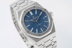Royal Oak 41mm 15400 SS APSF 1:1 Best Edition Blue Textured Dial on SS Bracelet SA3120 Super Clone V3 - Image 3