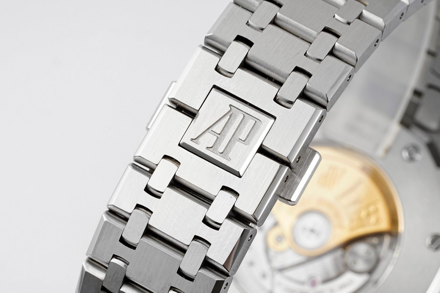 Royal Oak 41mm 15400 SS APSF 1:1 Best Edition Blue Textured Dial on SS Bracelet SA3120 Super Clone V3 - Image 10