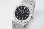 Royal Oak 41mm 15400 SS APSF 1:1 Best Edition Black Textured Dial on SS Bracelet SA3120 Super Clone V3 Super Clone Watch - Image 5