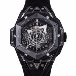 Big Bang Sang Bleu II Black Ceramic RSF Best Edition on Black Rubber Strap A1240 Clone Watch - Image 3